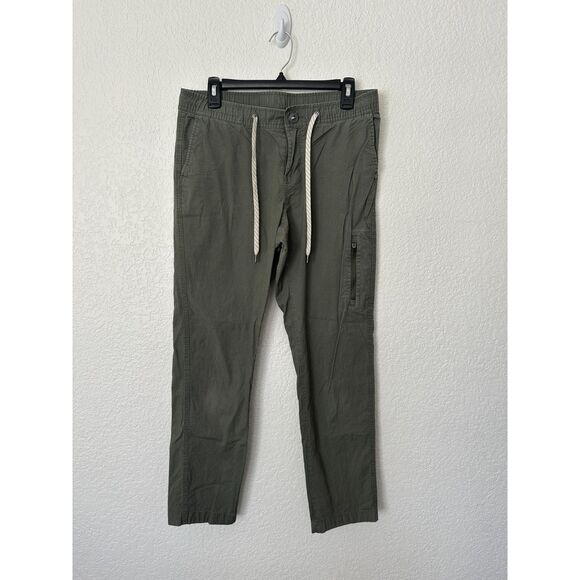 Vuori Women Ripstop Pant Birch Canvas Drawstring Tapered Size Medium - Picture 1 of 7